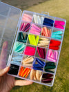 Artificial Nails Pack of 576 Nails With Glue &amp; Sticker