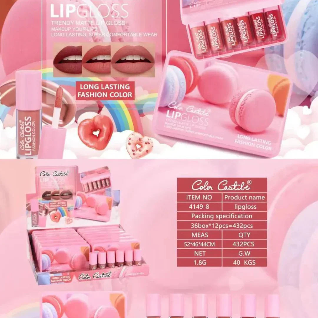 Color Castle Lip Gloss 6 in 1